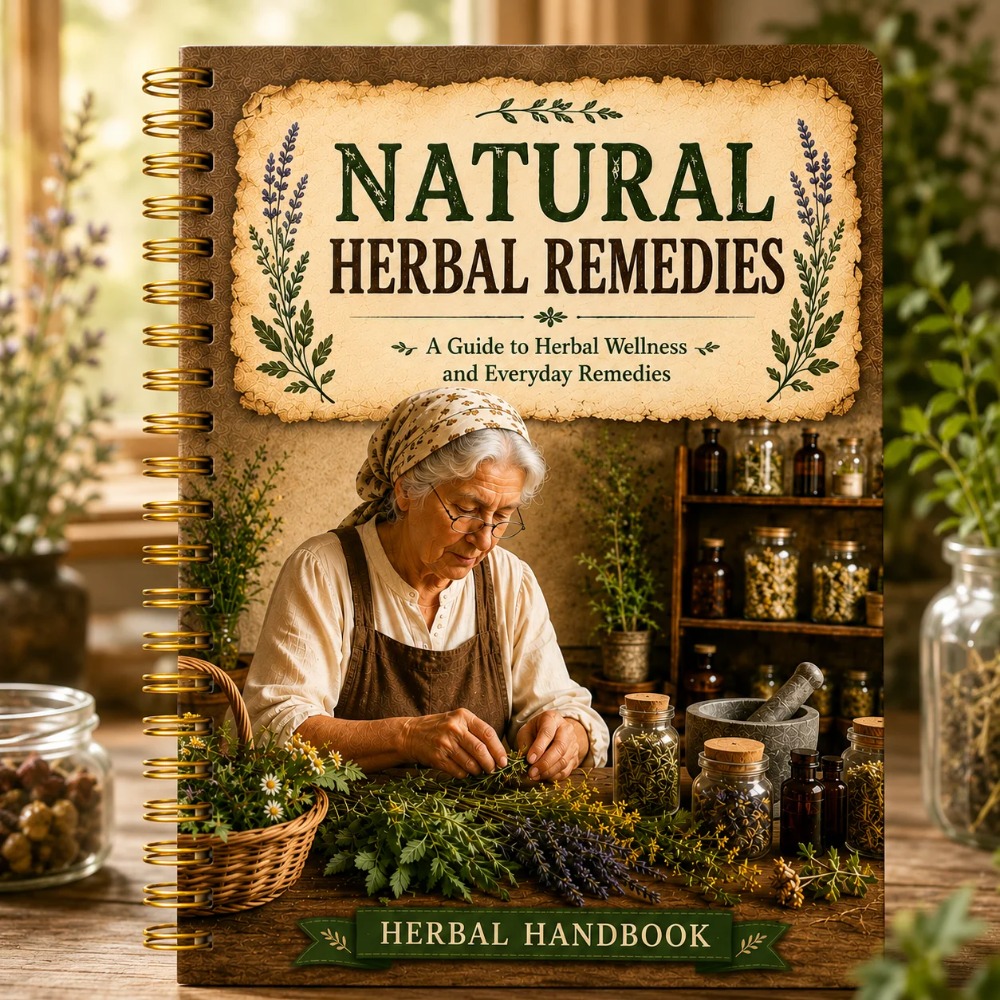 دفتر ملاحظات بتصميم عتيق A5 لل - مراجعة Herbal Wellness Remedy وسعره